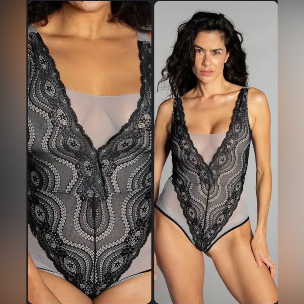 RHONDA SHEAR UP ALL NIGHT LACE BODYSUIT